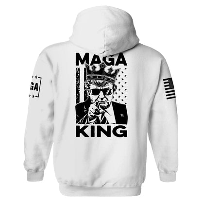 MAGA King Back Print Hoodie maga trump