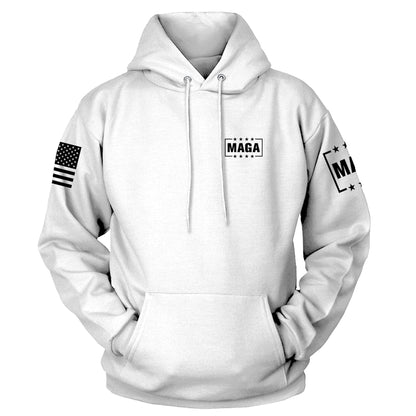 MAGA King Back Print Hoodie maga trump