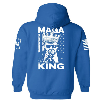 MAGA King Back Print Hoodie maga trump