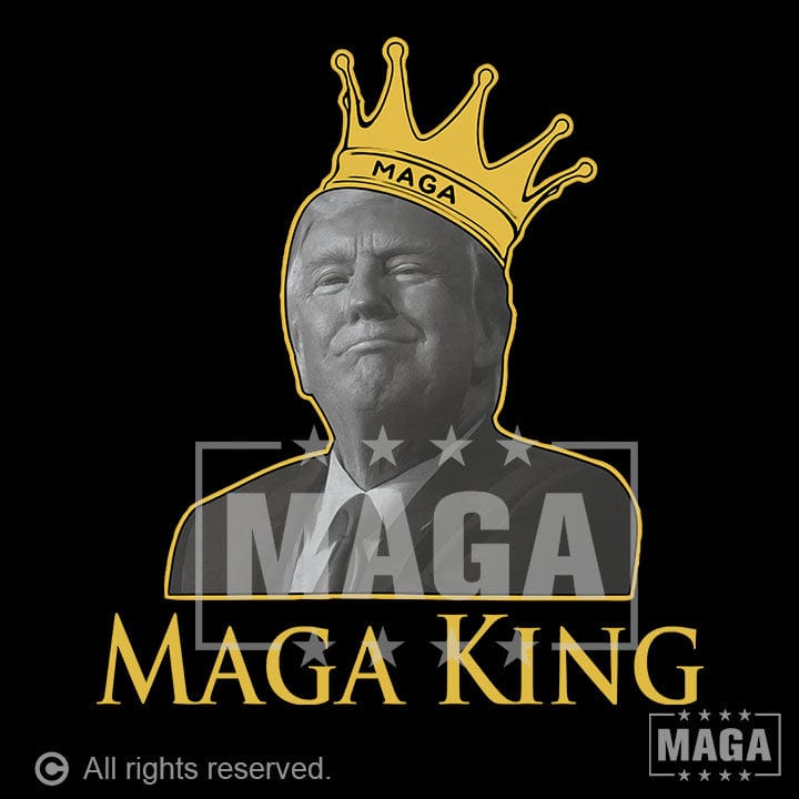MAGA King Front Print maga trump