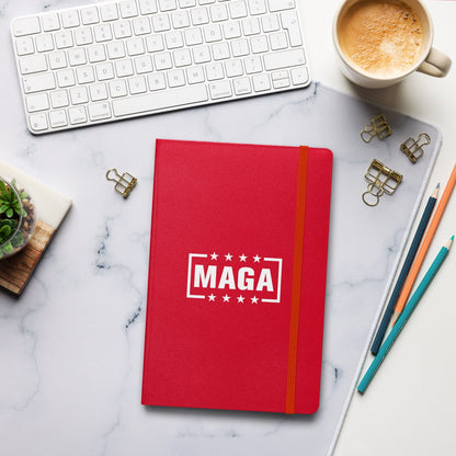 MAGA Logo Hardcover Journal maga trump