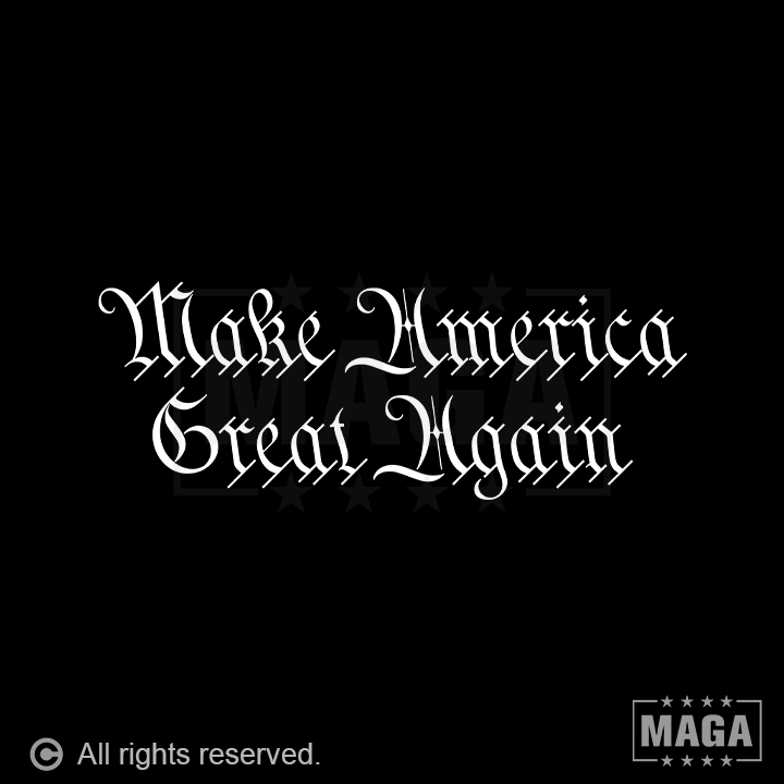 Make America Great Again Constitution maga trump