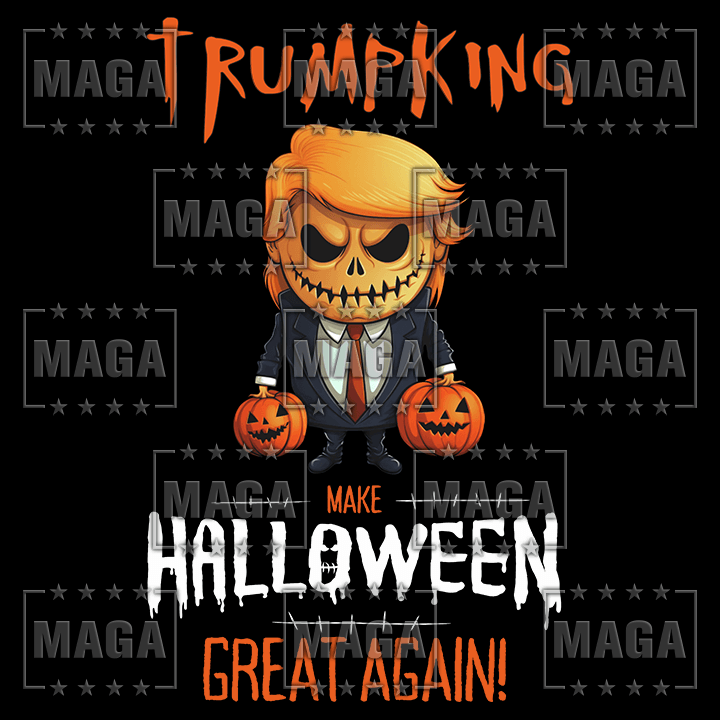 Make Halloween Great Again Ladies Tee - October 2023 Club MAGA Exclusive Design maga trump