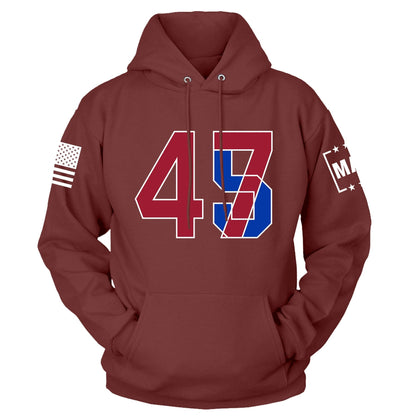 Maroon / S 45/47 Hoodie | Fall Edition maga trump
