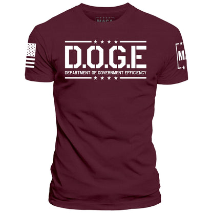 Maroon / S D.O.G.E Department Of Government Efficiency | Fall Edition maga trump