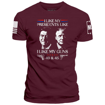 Maroon / S I Like My Presidents | Fall Edition maga trump