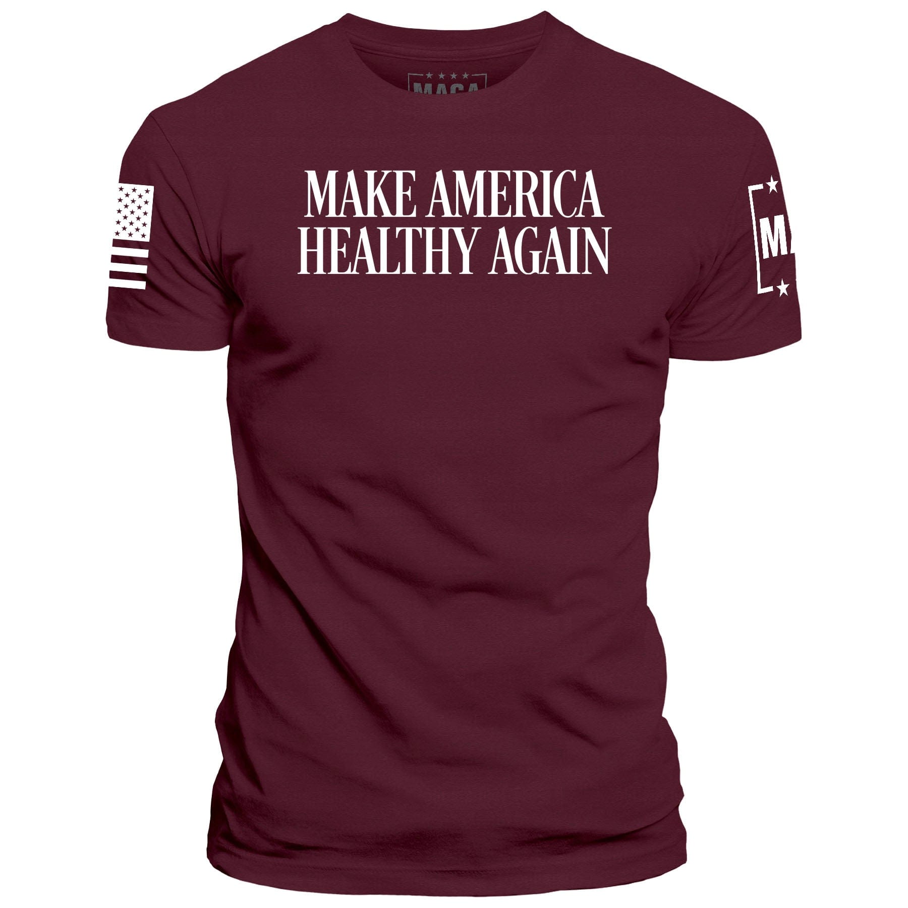 Maroon / S Make America Healthy Again | Fall Edition maga trump