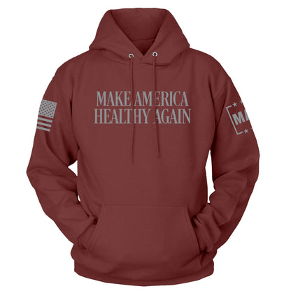 Maroon / S Make America Healthy Again Hoodie | Fall Edition maga trump