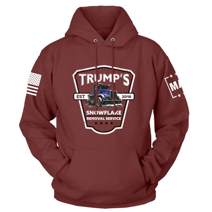 Maroon / S Trump's Snowflake Removal Hoodie | Fall Edition maga trump