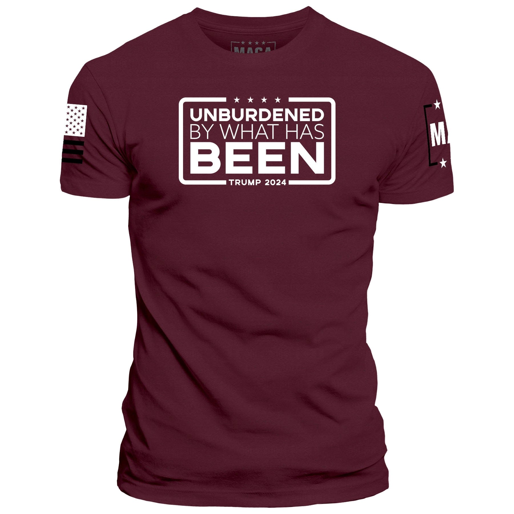 Maroon / S Unburdened by What Has Been | Fall Edition maga trump
