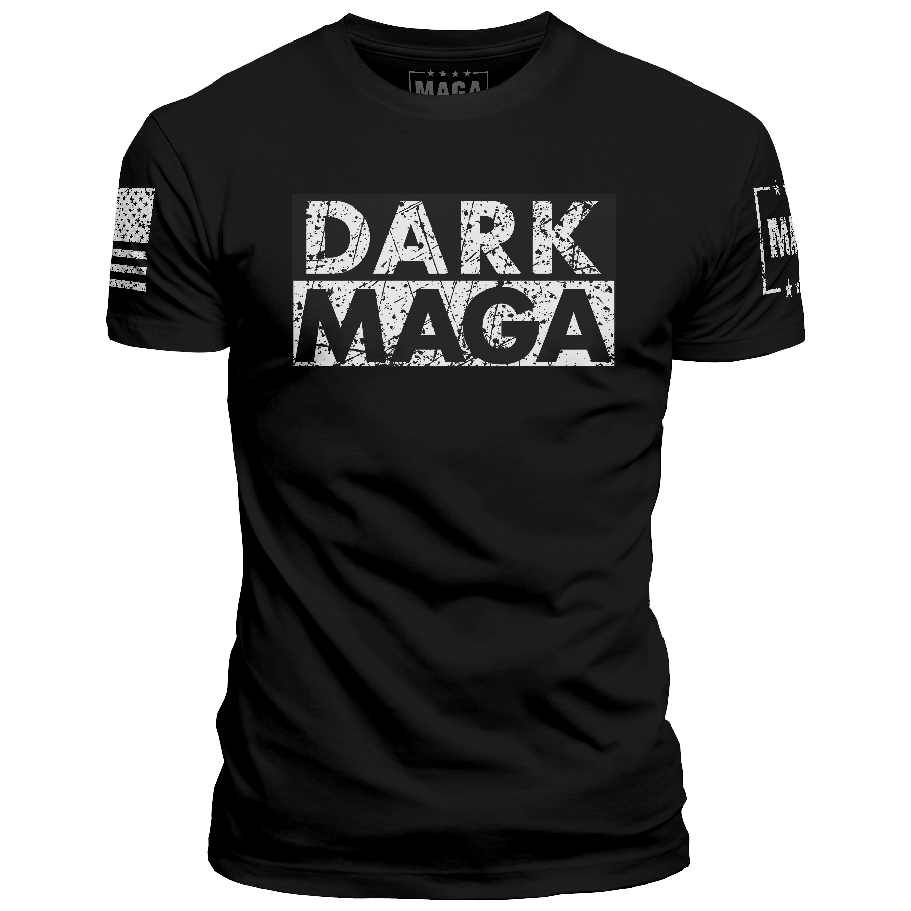 Men's Shirt / Black / XS Dark MAGA maga trump