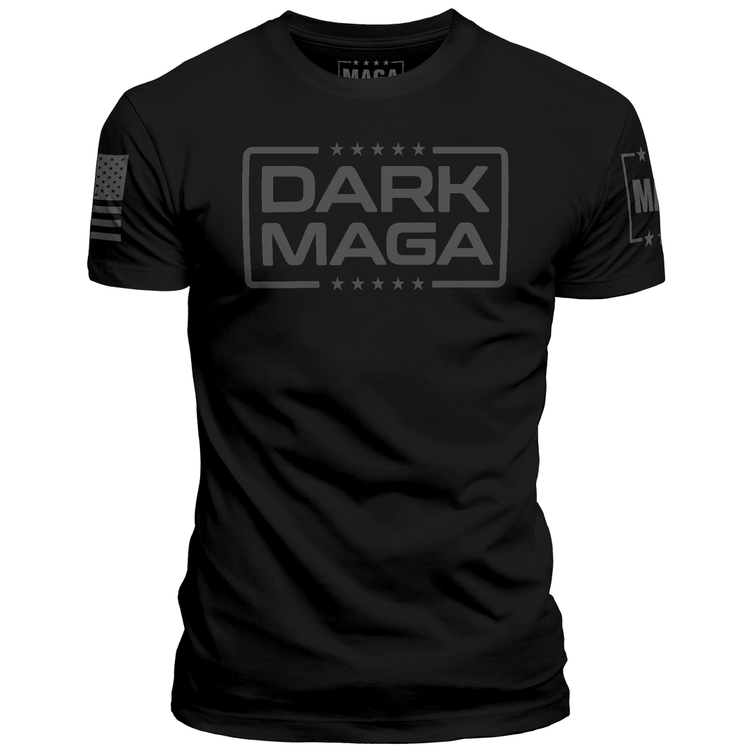 Men's Shirt / Black / XS Dark MAGA V6 maga trump