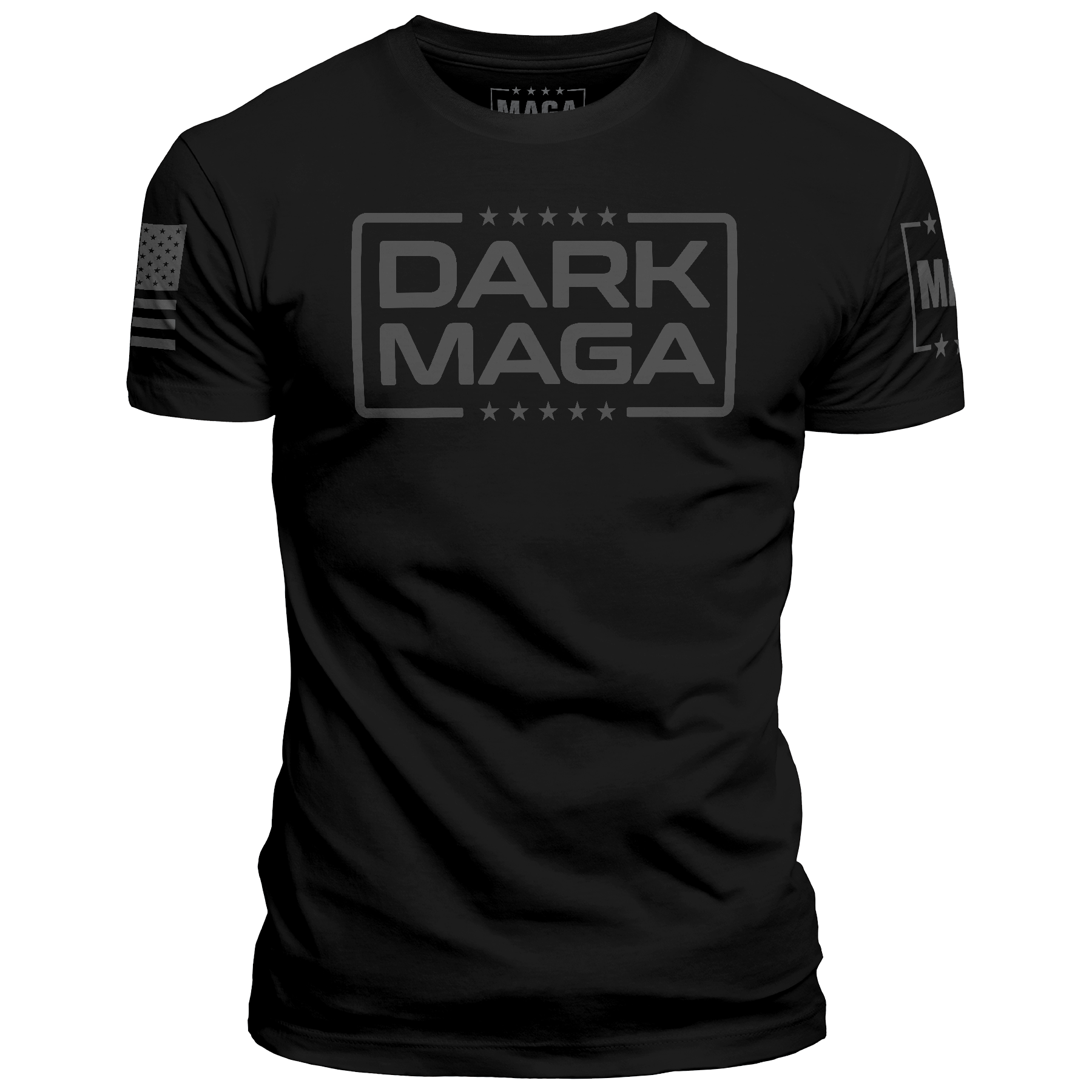 Men's Shirt / Black / XS Dark MAGA V6 maga trump