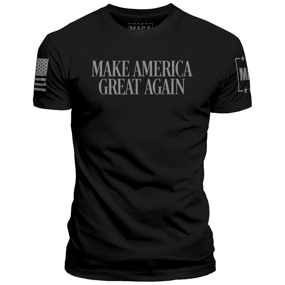 Men's Shirt / Black / XS MAGA  Blackout Edition maga trump