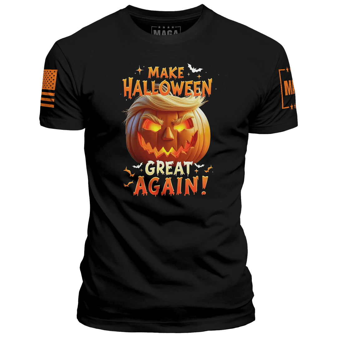 Men's Shirt / Black / XS Make Halloween Great Again V2 maga trump