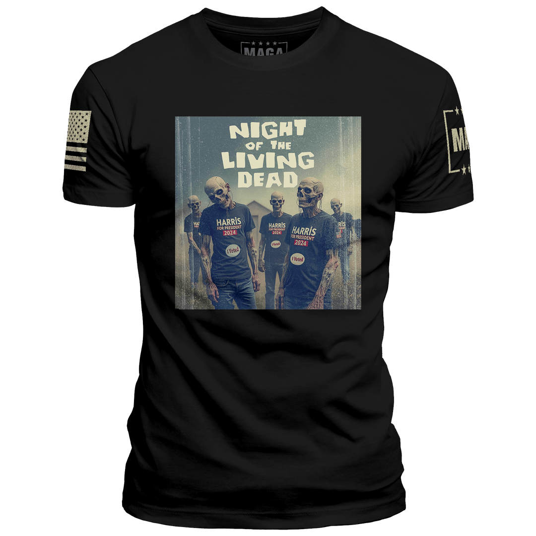 Men's Shirt / Black / XS Night of the Living Dead maga trump