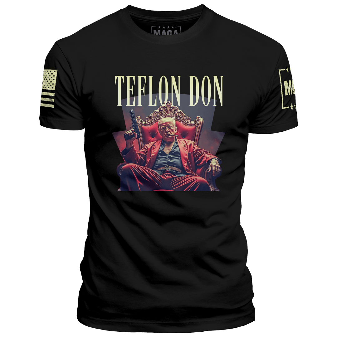 Men's Shirt / Black / XS Teflon Don maga trump