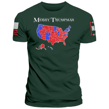 Men's Shirt / Green / XS Merry Trumpmas V2 maga trump