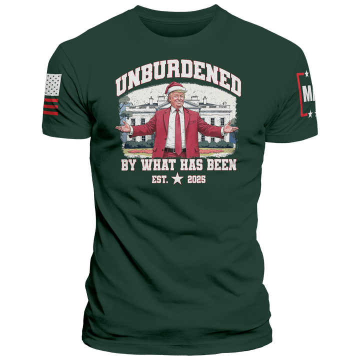 Men's Shirt / Green / XS Unburdened by What Has Been - Christmas maga trump