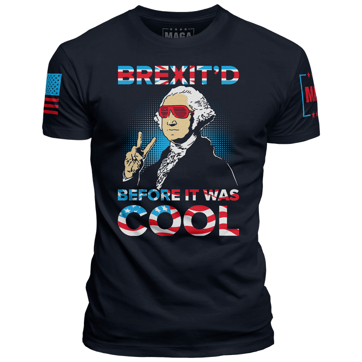 Men's Shirt / Navy / XS Brexit'd Before It Was Cool - Pete Hegseth Edition maga trump