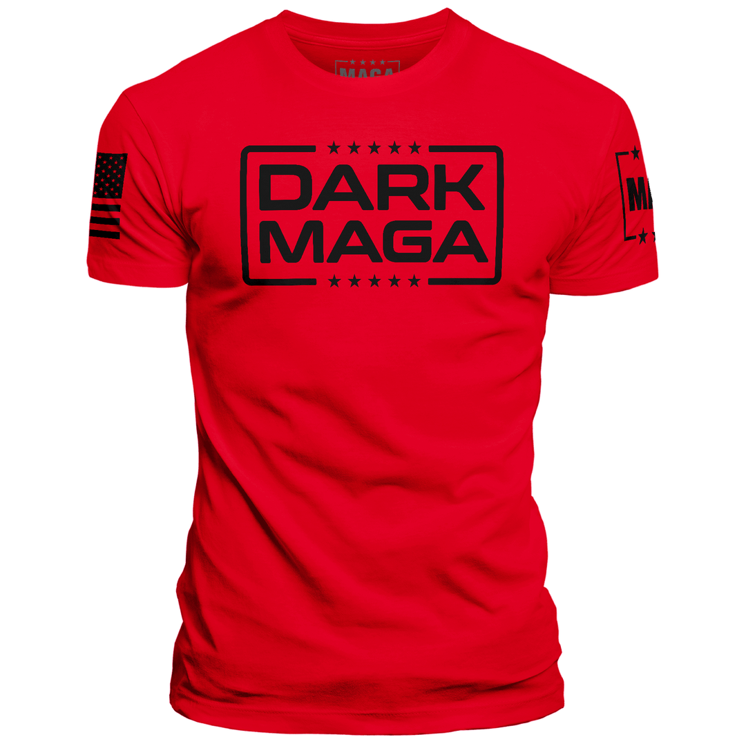 Men's Shirt / Red / XS Dark MAGA V6 maga trump