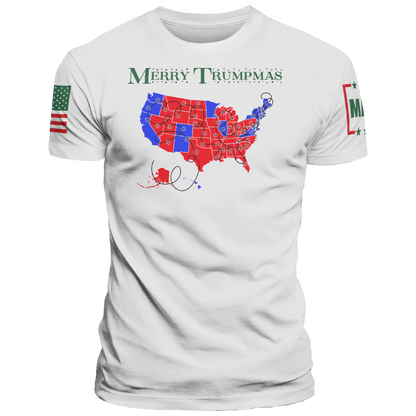 Men's Shirt / White / XS Merry Trumpmas V2 maga trump