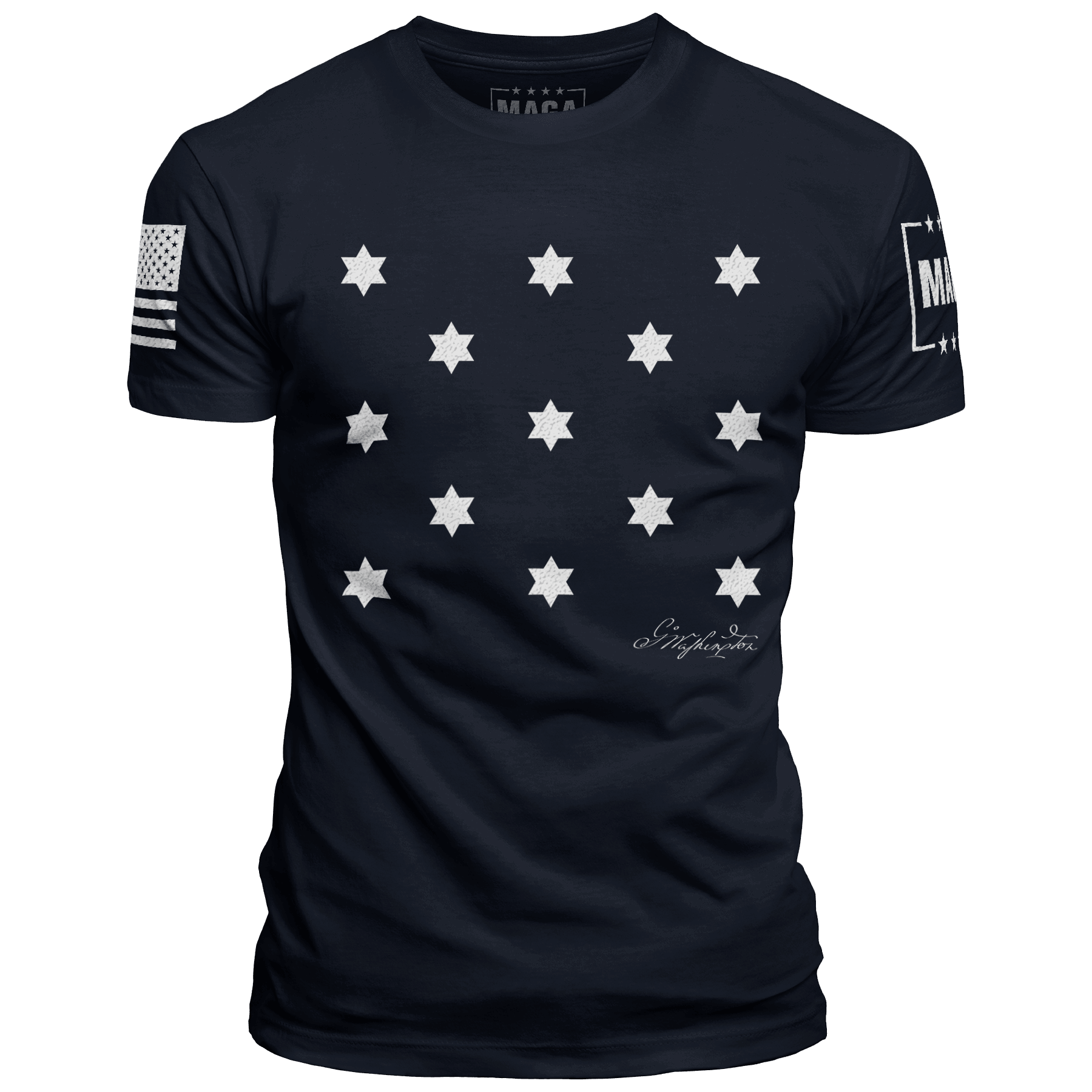 Midnight Navy / XS George Washington Flag maga trump