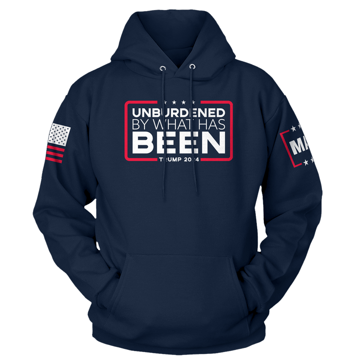 Midnight Navy / XS Unburdened by What Has Been Hoodie maga trump