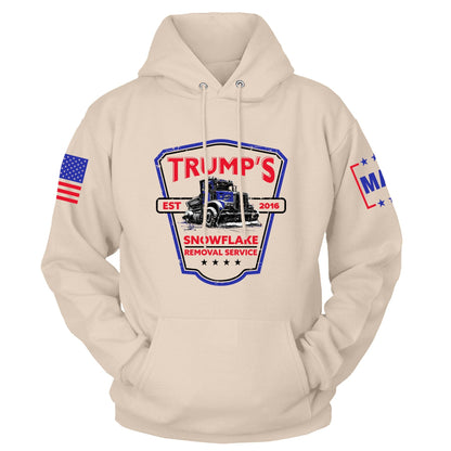 Natural / S Trump's Snowflake Removal Hoodie | Fall Edition maga trump