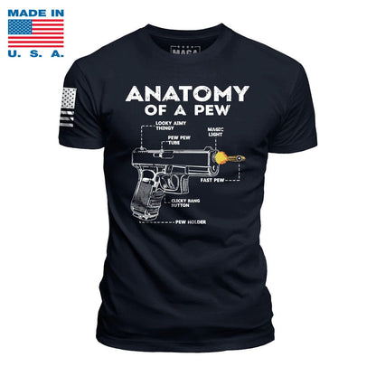 Navy / S Anatomy of Pew Made in the USA maga trump