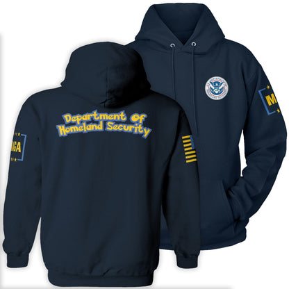 Navy / S Department of Homeland Security Hoodie maga trump
