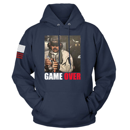 Navy / S Game Over Hoodie maga trump