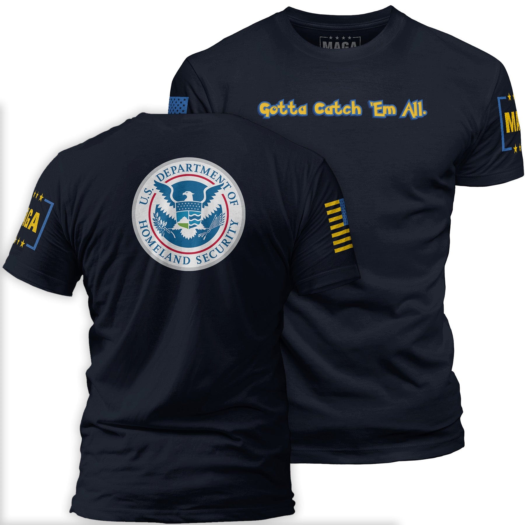 Navy / S Gotta Catch 'Em All maga trump