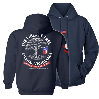 Navy / S Liberty Tree Hoodie maga trump