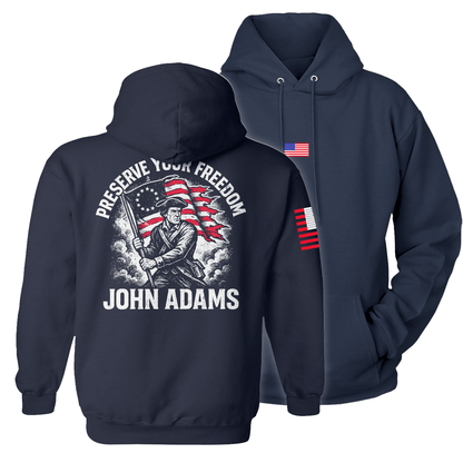 Navy / S Preserve Your Freedom Hoodie maga trump