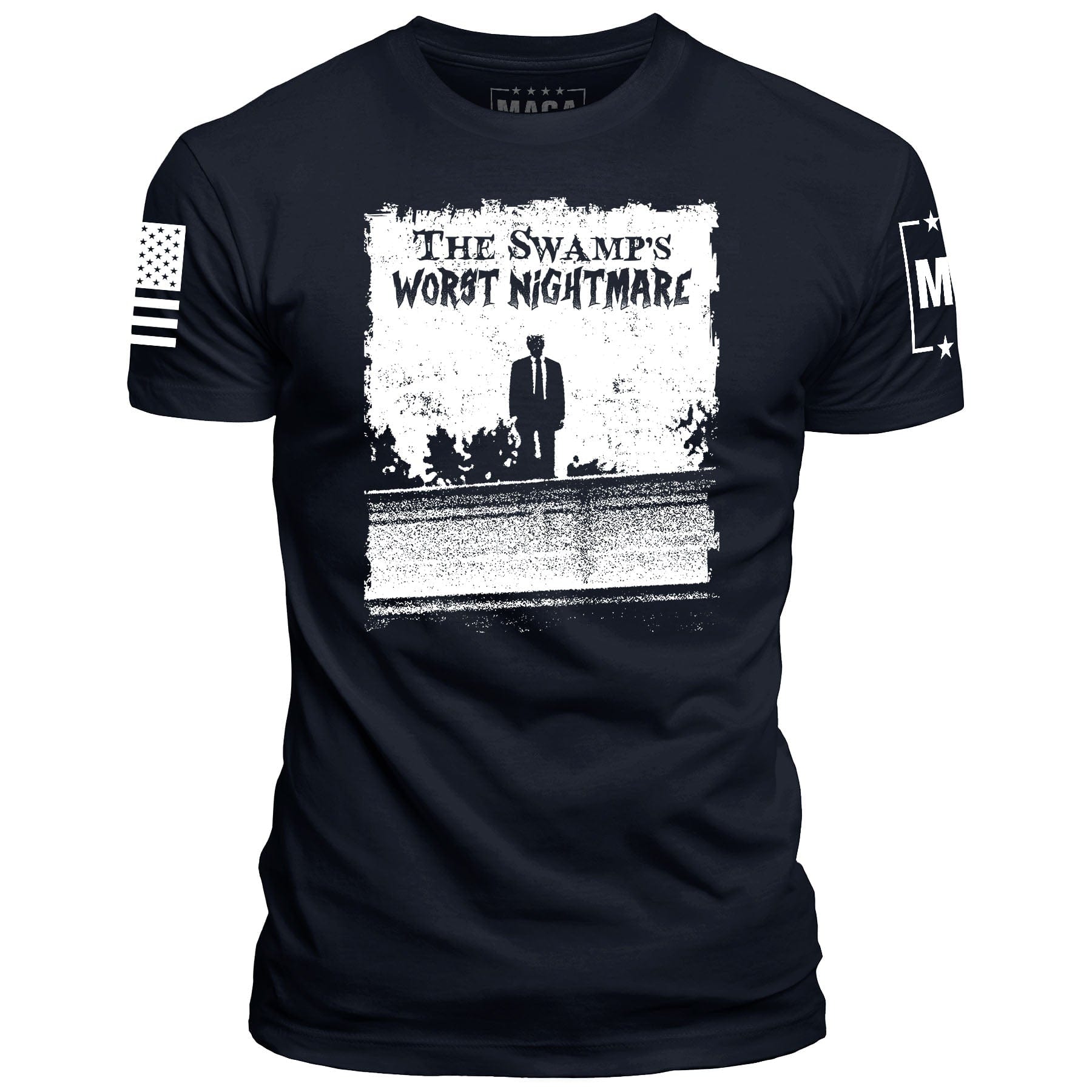 Navy / S The Swamps Nightmare maga trump