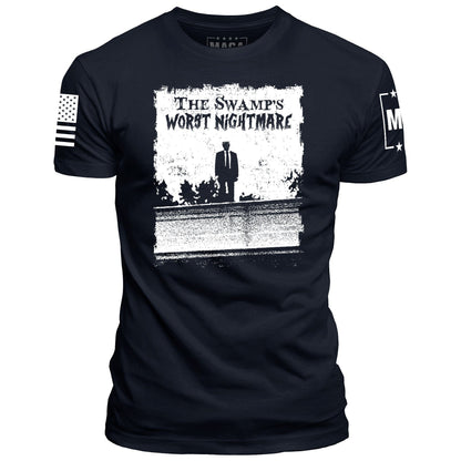 Navy / S The Swamps Nightmare maga trump