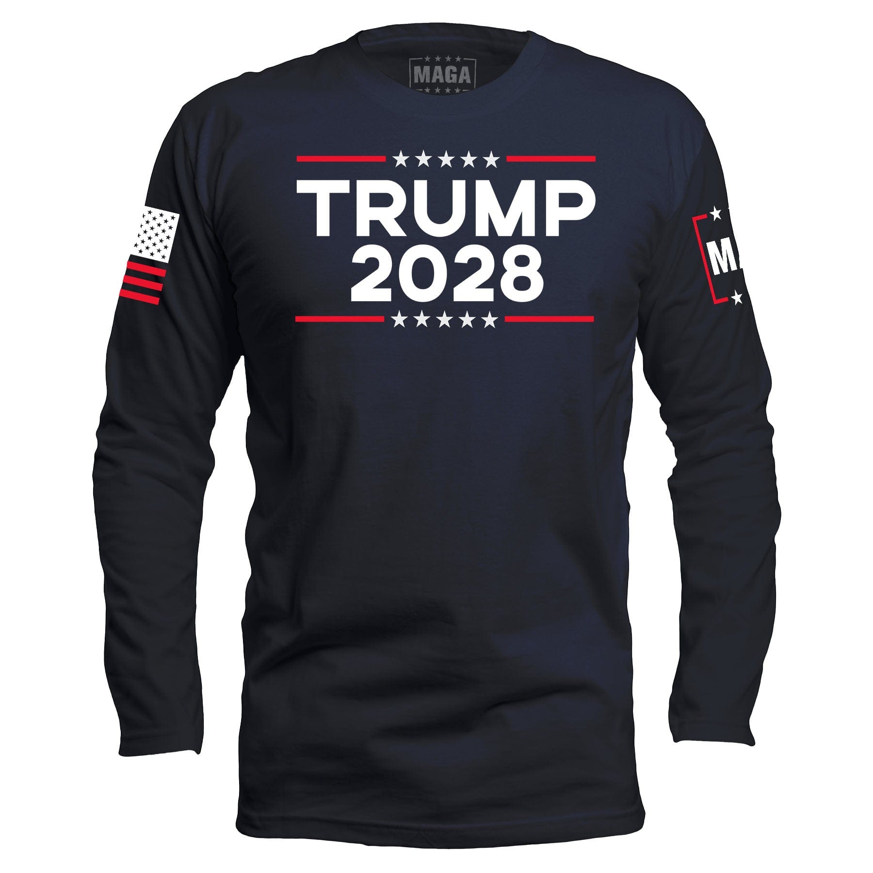 Navy / S Trump 2028 Long Sleeve maga trump