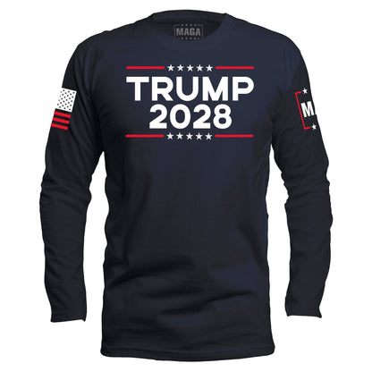Navy / S Trump 2028 Long Sleeve maga trump
