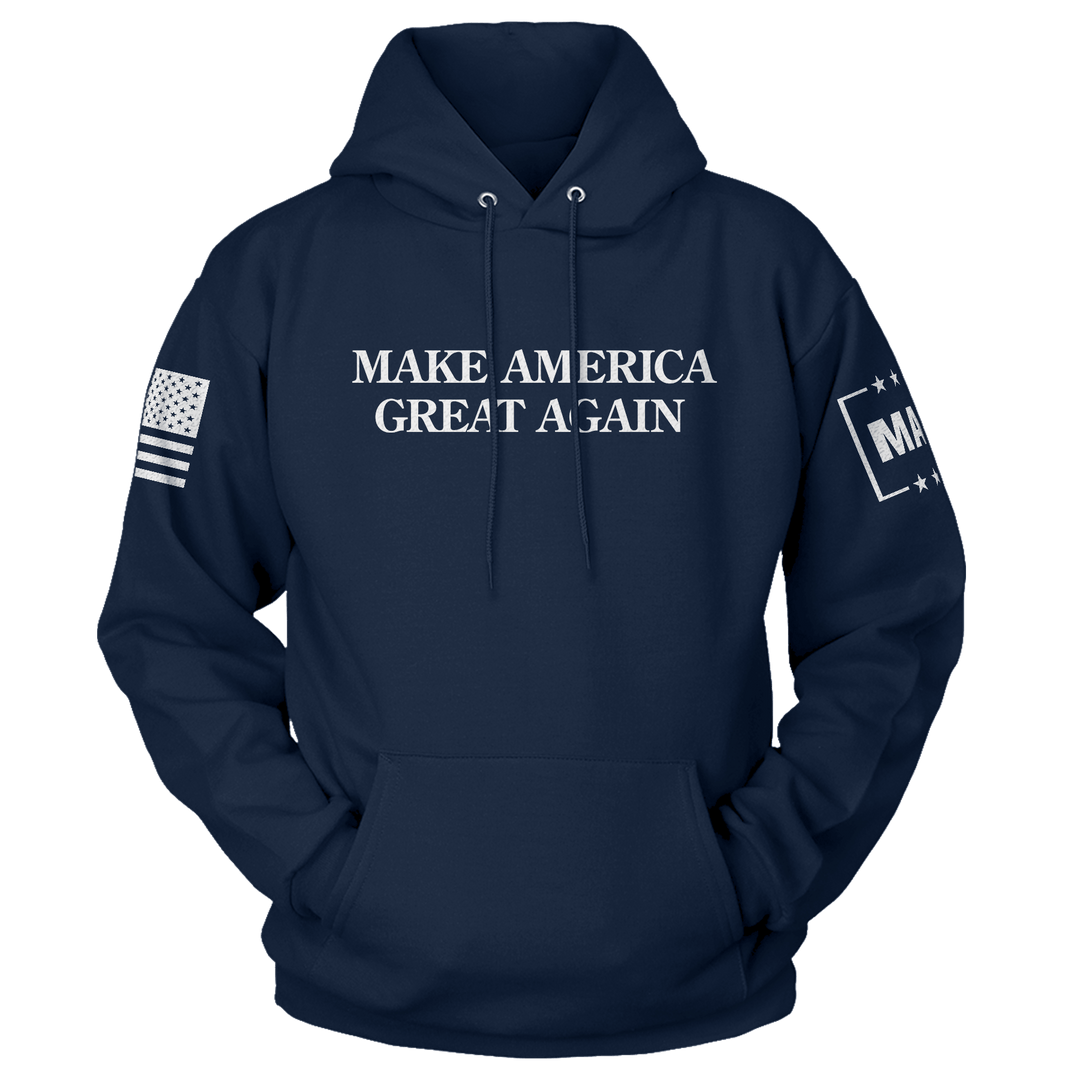 Navy / XS "MAGA Hat" Hoodie maga trump