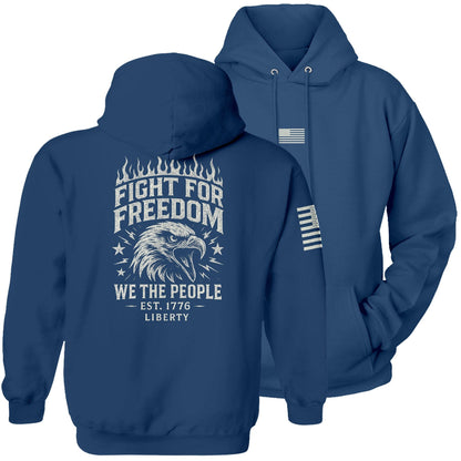 Neptune / S Fight for Freedom Hoodie maga trump