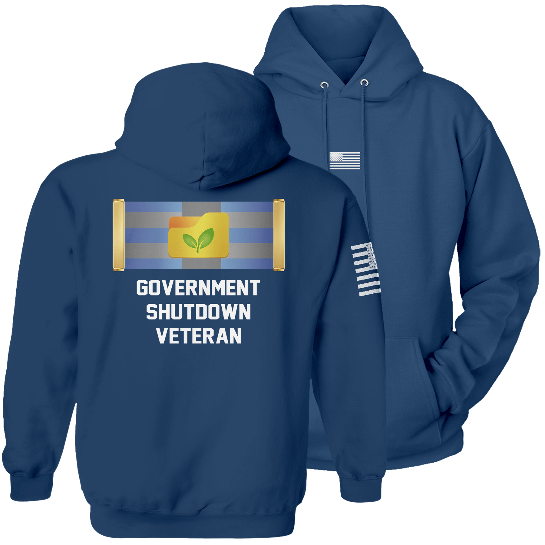 Neptune / S Government Shutdown Veteran Hoodie | Fall Edition maga trump