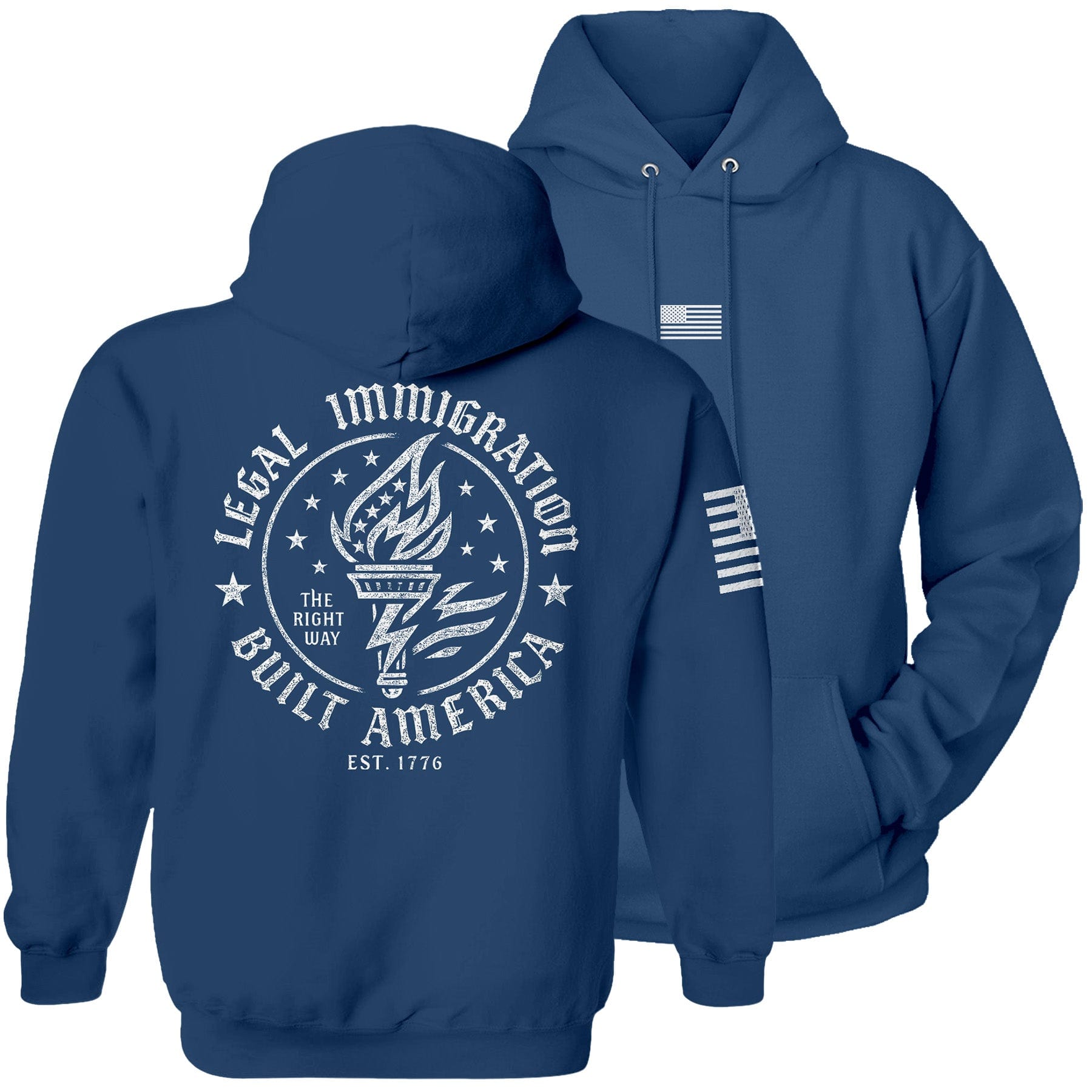 Neptune / S Legal Immigration Hoodie maga trump