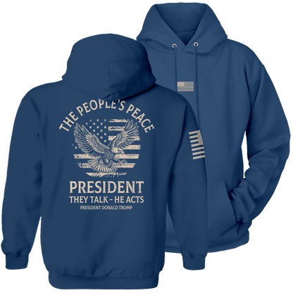Neptune / S The People's Peace Hoodie | Fall Edition maga trump