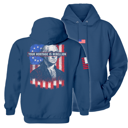 Neptune / S Your Heritage is Rebellion Hoodie | Fall Edition maga trump