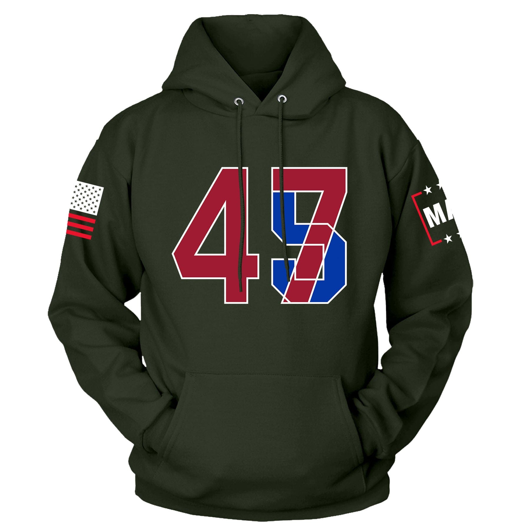 Olive / S 45/47 Hoodie | Fall Edition maga trump
