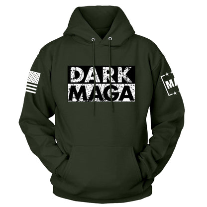 Olive / S Dark MAGA Hoodie | Fall Edition maga trump