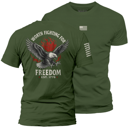 Olive / S Freedom is Worth Fighting For | Fall Edition maga trump
