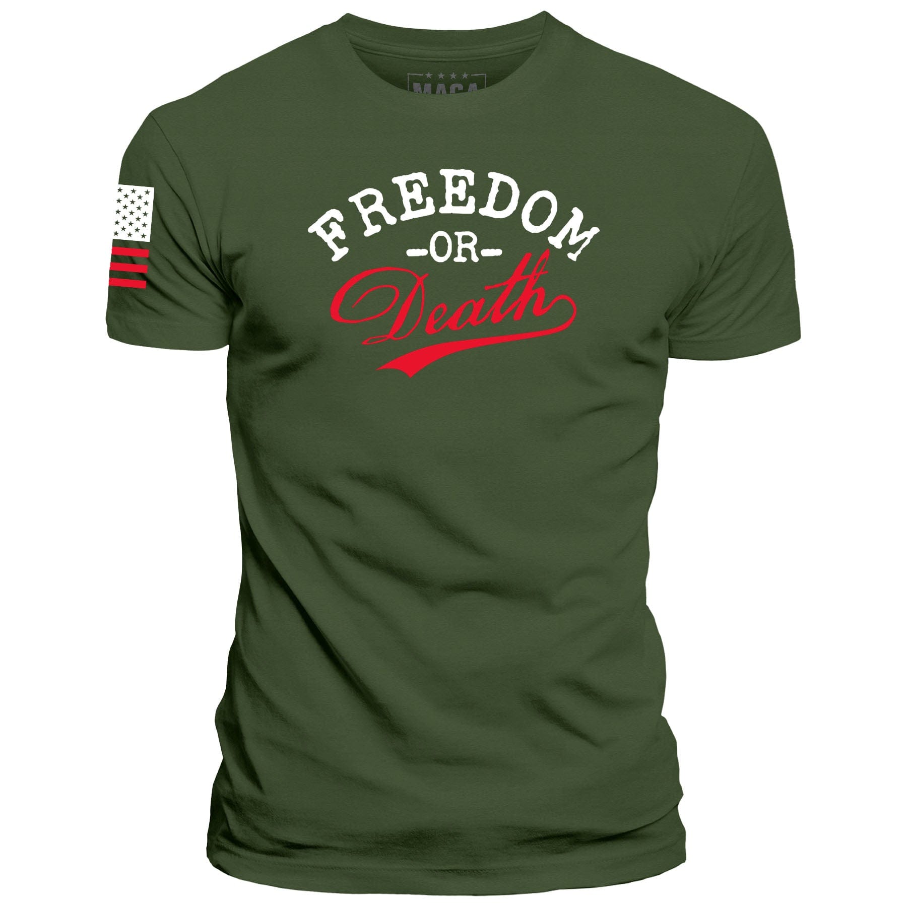 Olive / S Freedom or Death | Fall Edition maga trump