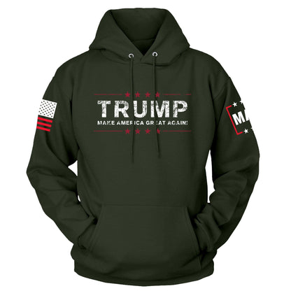 Olive / S Trump MAGA Hoodie | Fall Edition maga trump